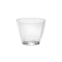 DUNI Einweggeschirr,  Portionsglas,  Crystallo,  BioPak 194653,  1 Karton = 40 Beutel à 40 Stück