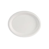 DUNI Einweggeschirr,  Teller,  Bagasse,  oval,  ø 320 mm 196404,  1 Karton = 4 Packungen à 125 Stück