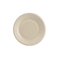 DUNI Einweggeschirr,  Teller,  Bagasse,  rund,  ø 150 mm 196401,  1 Karton = 20 Packungen à 50 Stück