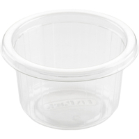 DUNI Fixpack Portionsbecher,  rund 161088,  1 Karton = 20 Packungen à 50 Stück,  110 ml