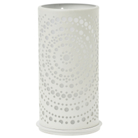 DUNI Kerzenhalter Billy Windlicht 174418,  1 Karton = 4 Stück,  Farbe: weiß