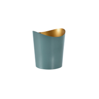 DUNI Kerzenhalter Ripple Teelichthalter Metall,  Ø 70 x 80 mm 194595,  1 Karton = 6 Stück,  Farbe: ocean teal