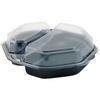 DUNI Octaview Menübox 2-geteilt 149869,  1 Karton = 290 Stück,  350/200 ml