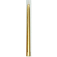 DUNI Spitzkerzen 180337,  Farbe: gold,  1 Karton = 10 x 10 Stück