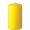 DUNI Stumpenkerzen 147977,  1 Karton = 6 x 10 Stück,  Farbe: gelb