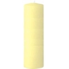 DUNI Stumpenkerzen,  rund,  gerade Form 105917,  1 Karton = 10 x 1 Stück,  Farbe: champagne