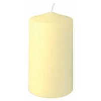 DUNI Stumpenkerzen,  rund,  gerade Form 148482,  1 Karton = 10 x 1 Stück,  Farbe: champagne