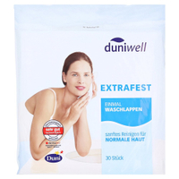Duniwell Einweg-Waschlappen,  trocken 1 Packung = 30 Stück