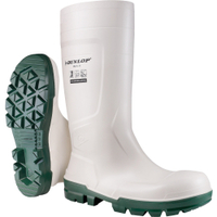DUNLOP Work-It Sicherheitsstiefel S4,  weiß/grün 41553-38,  1 Paar,  Größe 38