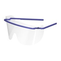 DURABLE Augenschutzvisier,  CE-konform 343507,  1 Packung = 25 Stück,  dunkelblau