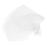 DURABLE Ersatzfolien für Gesichtsvisier PRO,  CE-konform 343419,  1 Beutel = 10 Stück