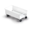 DURABLE Fahrwagen für DURABIN 60 Wertstofftonne 1801666010,  Farbe: weiß