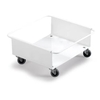 DURABLE Fahrwagen für DURABIN 90 Wertstofftonne 1801668010,  Farbe: weiß