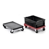 DURABLE Lagertrolley 1809693180,  Farbe: rot