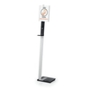 DURABLE mobiler Desinfektionsmittelspender,  mit Infotafel 589223,  Material: Aluminium und Stahlblech,  pulverbeschichtet