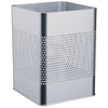DURABLE Papierkorb aus Stahl,  18, 5 Liter 332123,  Farbe: metallic silber