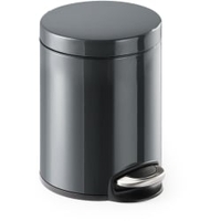 DURABLE Treteimer Metall,  anthrazit 341058,  Volumen: 5 Liter