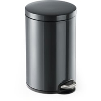 DURABLE Treteimer Metall,  anthrazit 341158,  Volumen: 12 l