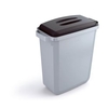 DURABLE Wertstofftonne DURABIN 60,  mit Deckel VEH2012029,  60 Liter,  Farbe: schwarz