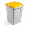 DURABLE Wertstofftonne DURABIN 90,  mit Deckel VEH2012030,  90 Liter,  Farbe: gelb