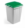 DURABLE Wertstofftonne DURABIN 90,  mit Deckel VEH2012032,  90 Liter,  Farbe: grün