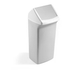 DURABLE Wertstofftonne DURABIN FLIP 40,  mit Schwingdeckel VEH2013002,  40 Liter,  Farbe: grau