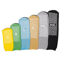 ECO-PLUS Antirutschsocken,  doppelseitige Noppen 07510-M,  1 Paar,  Größe M (Gr. 37 - 38),  Farbe: grün