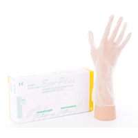 Eco-Plus Einmalhandschuhe,  gepudert 01270-L,  Größe "L" (8-9) - Packung = 100 Stück
