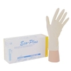 Eco-Plus Einmalhandschuhe Latex,  ungepudert 01038-M,  Größe "M" (7-8) - Packung = 100 Stück