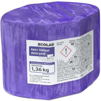 ECOLAB Apex Manual Detergent Handspülmittel 9079330,  1 Karton = 2 x 1, 36kg - Block