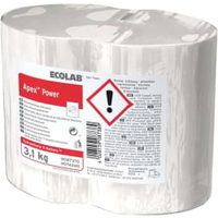 ECOLAB Apex Power Spülmittel 9074240,  1 Karton = 4 x 3, 1kg - Blöcke