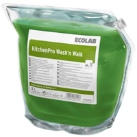 ECOLAB KitchenPro Washn Walk Küchenbodenreiniger 9081930,  1 Karton = 2 x 2 L - Beutel