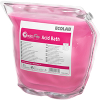 ECOLAB Oasis Pro Acid Bath Sanitärreiniger 9091780,  1 Karton = 2 x 2 Liter - Beutel