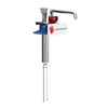 Edelstahl-Ersatzpump für P-PRO 05 500 ml Spender,  autoklavierbar 18070,  Edelstahlpumpe inkl. Flaschenadapter,  Dosierstück und Clips