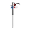 Edelstahl-Ersatzpumpe für UNI-PRO 1000 ml Spender,  autoklavierbar 18069,  Edelstahlpumpe inkl. Flaschenadapter,  Dosierstück und Clips