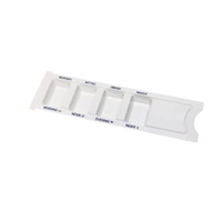 EDLICH & HABEL Medikamentenbox 1 Tag,  4 Fächer SE0218-M-W,  1 Karton = 200 Stück,  Farbe: weiß