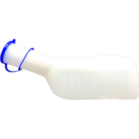 EDLICH & HABEL Urinflasche für Männer,  eckig EDHA10363,  1 Karton = 30 Stück