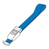EDLICH & HABEL Venenstauer mit Clip-Verschluss,  latexfrei EDHA10216 ,  1 Stück,  Farbe: blau