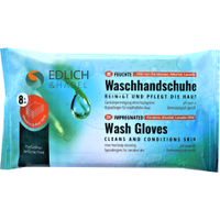 EDLICH & HABEL Waschhandschuh,  hypoallergen,  pH-neutral SE0285,  1 Beutel = 8 Stück
