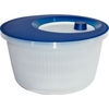 EMSA Basic Salatschleuder 505088,  Fassungsvermögen: 4 Liter,  Farbe: Transluzent Blau/ Weiß