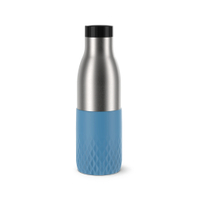 EMSA Bludrop Sleeve Trinkflasche,  0, 5 Liter N3110700,  1 Trinkflasche,  Farbe: Aqua