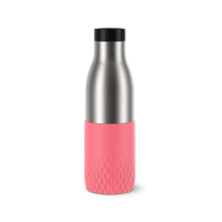 EMSA Bludrop Sleeve Trinkflasche,  0, 5 Liter N3110800,  1 Trinkflasche,  Farbe: Koralle