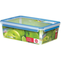 EMSA Clip & Close Frischhaltedose rechteckig,  Maxiformat 508547,  Fassungsvermögen: 5, 4 Liter