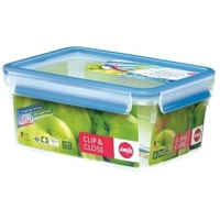 EMSA Clip & Close Frischhaltedose rechteckig,  mit Frischedichtung 508544,  Fassungsvermögen: 2, 2 Liter