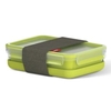 EMSA Clip & Go Lunchbox,  rechteckig,  1200 ml 518098,  Farbe: transparent / grün