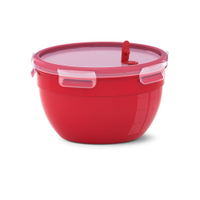 EMSA CLIP & MICRO Mikrowellendose,  rund N1060600,  Fassungsvermögen: 2, 6 Liter