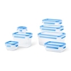 EMSA Clip&Close Frischhaltedosen Set,  7-teilig N1031600,  1 Set = 7 Frischhaltedosen