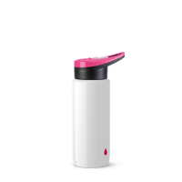 EMSA DRINK2Go Light Steel SportV Drop Trinkflasche N3010600,  Farbe: Drop pink