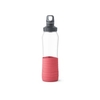 EMSA Drink2Go Trinkflasche Glas,  0, 7 Liter N3100400,  1 Trinkflasche,  Farbe: Koralle