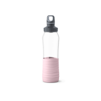 EMSA Drink2Go Trinkflasche Glas,  0, 7 Liter N3100500,  1 Trinkflasche,  Farbe: Rosa